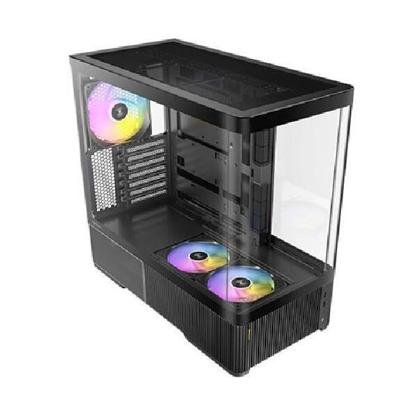 Antec C6 Curve ARGB Mid Tower ATX Case Tempered Glass 3 ARGB PWM Fans USB-C