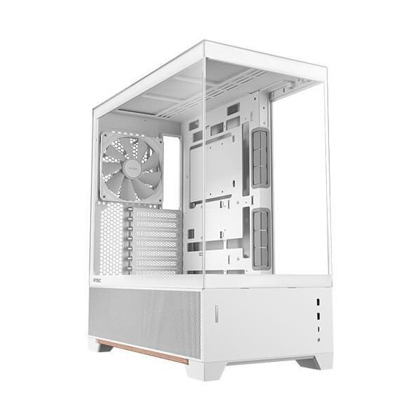 Antec C6 WOOD White Mid Tower ATX MicroATX ITX Tempered Glass USB-C 10Gbps 3