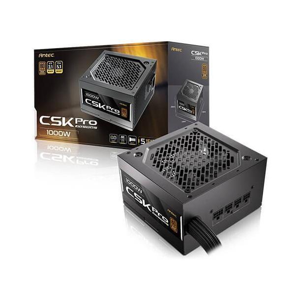 Antec CSK1000 PRO Sem-Modular ATX 3.1 PCI-E 5.1 for 4090 5090 7900 9070 High