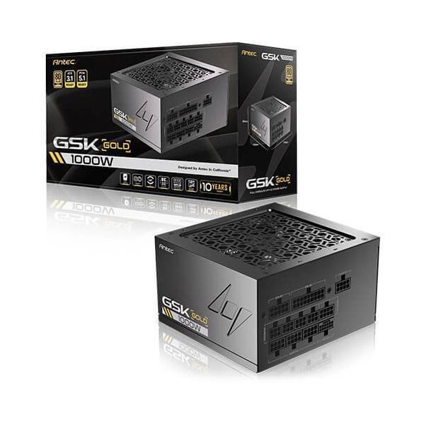 Antec GSK1000 1000W ATX 3.1 Full-Modular Gold PSU 120mm Fan