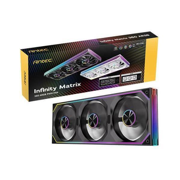 Antec IM 360 ARGB Black 360mm Triple PWM Fan Kit 800-1800RPM 134.43CFM
