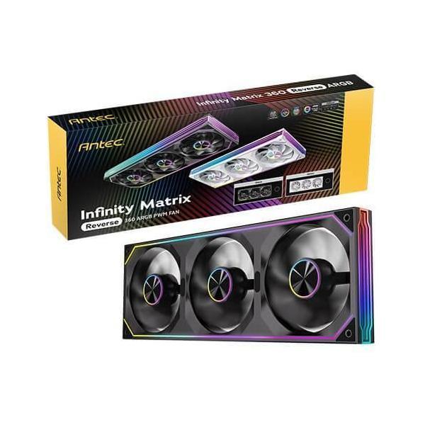 Antec IM 360R ARGB Black 360mm PWM Fan 800–1800RPM 134.9CFM