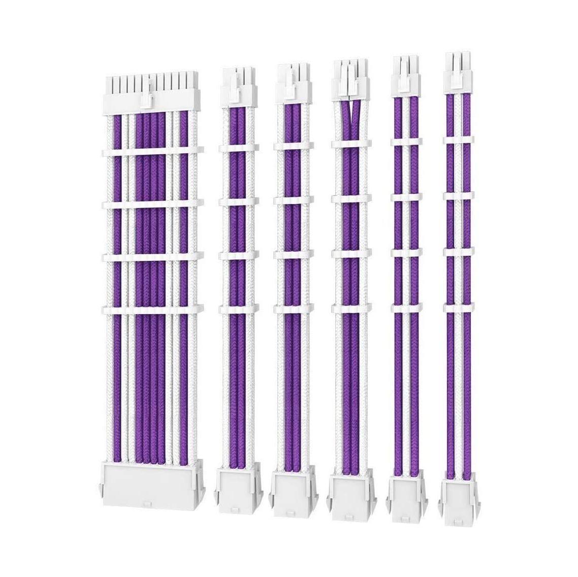 Antec LS V2 Extension Cable Kit Purple/White 24PIN ATX 4+4 EPS 8PIN 6PIN PCIe