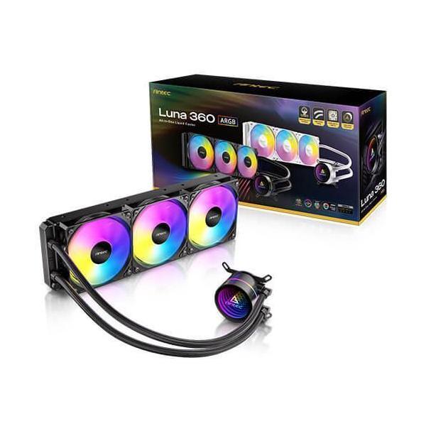 Antec Luna 360 ARGB Black 3x120mm PWM Fans Intel AMD AIO CPU Cooler