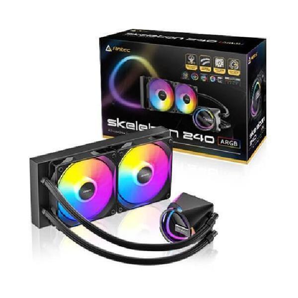 Antec Skeleton 240 ARGB All-in-One Liquid Cooler 240mm PWM Fans Intel AMD
