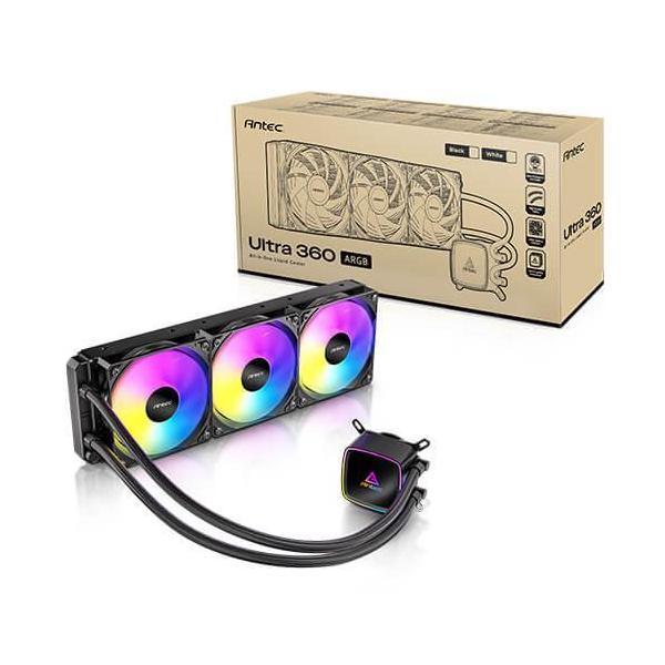 Antec Ultra 360 ARGB Black 360mm AIO ARGB PWM Fans Intel AMD