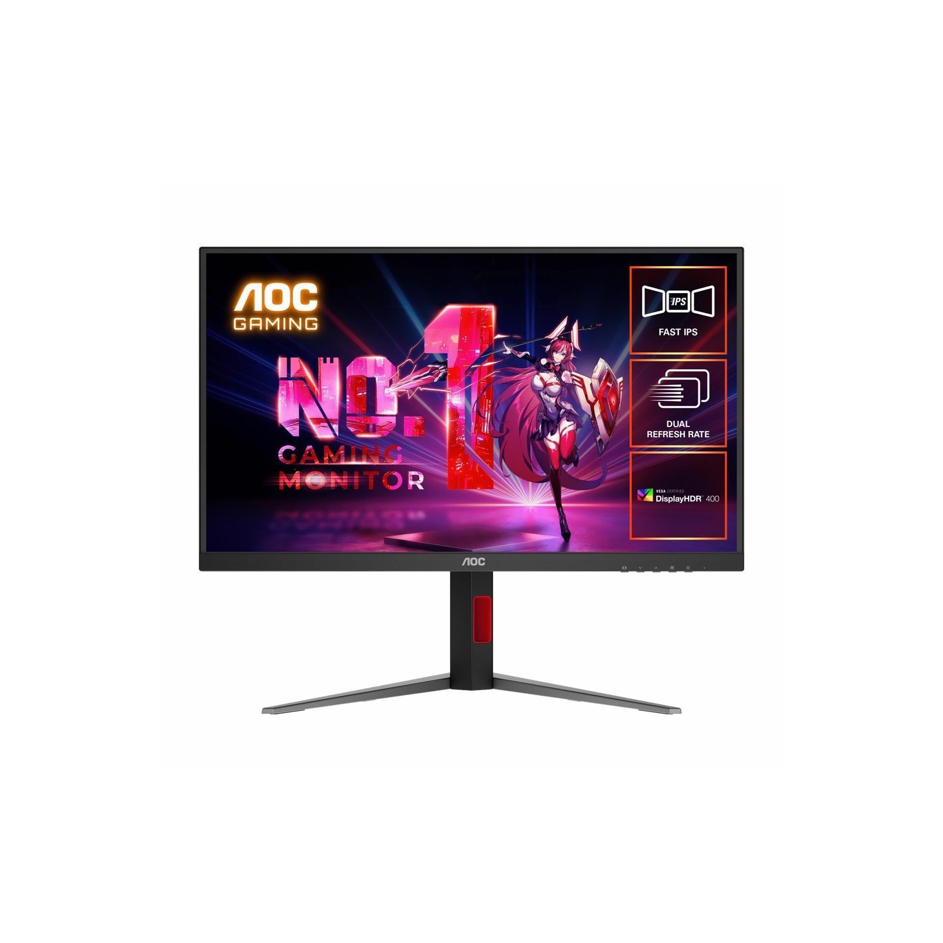 AOC 27" Fast IPS U27G4: 3840×2160@160Hz 1920 × 1080 @ 320Hz 0.5ms MPRT HDR sR...