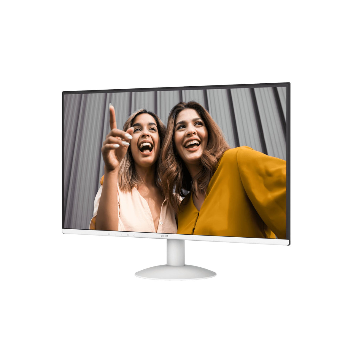 AOC 27" IPS FHD 120Hz 1ms VGA HDMI VESA Monitor Flicker Free White