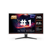 AOC C32G2ZE 31.5" FHD 240Hz Curved Monitor VA 0.5ms DP HDMI