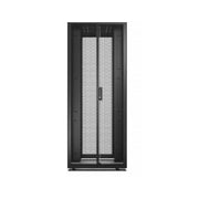 APC Easy Rack 48U Black with Roof Castors Feet Brackets Side Panels 2258H x