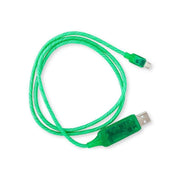 Astrotek 1m LED Light Up Micro USB Data Cable Green
