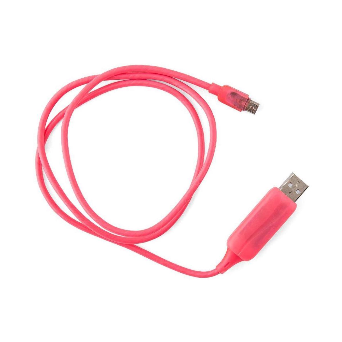 Astrotek 1m Micro USB Data Cable Pinkcharging cord for Samsung LG Android