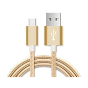 Astrotek 1m Micro USB Data Sync Charger Cable Gold for Samsung HTC Motorola Android Devices