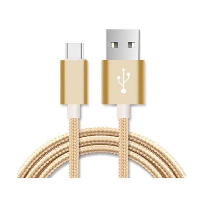Astrotek 1m Micro USB Data Sync Charger Cable Gold for Samsung HTC Motorola Android Devices
