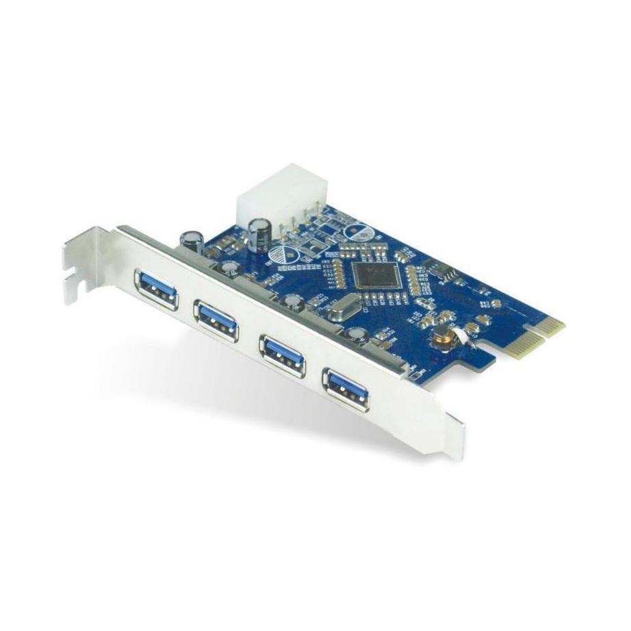 Astrotek 4x Ports USB 3.0 PCIe PCI Express Add-on Card Adapter 5Gbps Windows ...