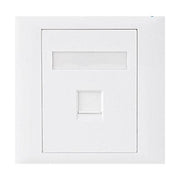 Astrotek CAT5e RJ45 Wall Face Plate 86x86mm 1 Port Socket Kit