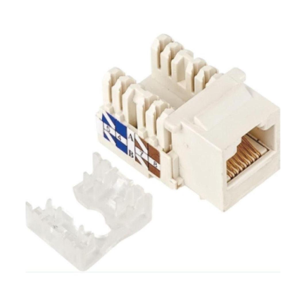 Astrotek CAT5e UTP Network Keystone Jack 10pc Kit White LS Poly Bag