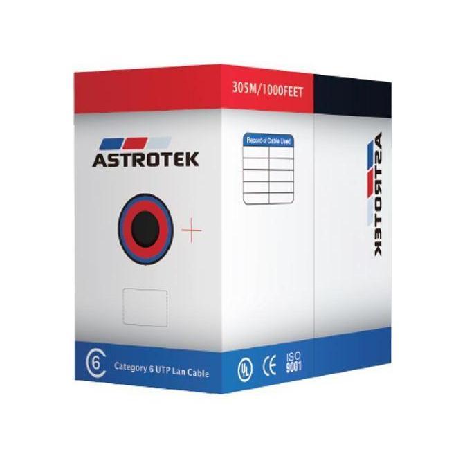 Astrotek CAT6 UTP Cable 305m Roll Orange 0.55mm Copper Solid Wire 23AWG LSZH Jacket Ethernet Network