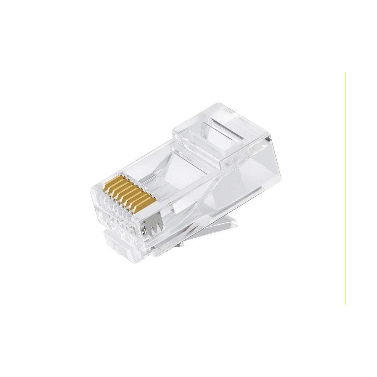 Astrotek CAT6 UTP -RJ45 Connector 8P8C Network Plug 3 Prong Blade 3U" Gold pl...