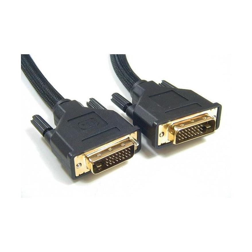 Astrotek DVI-D Cable 2m 24+1 Pins Male to Male Gold PlatedDual Link