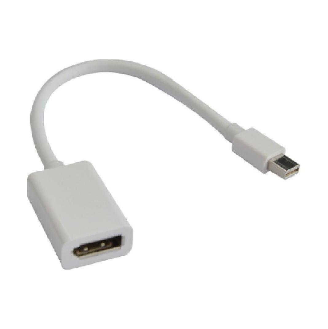 Astrotek Mini DP to DP Adapter 20cm Male to Female Nickel Plated