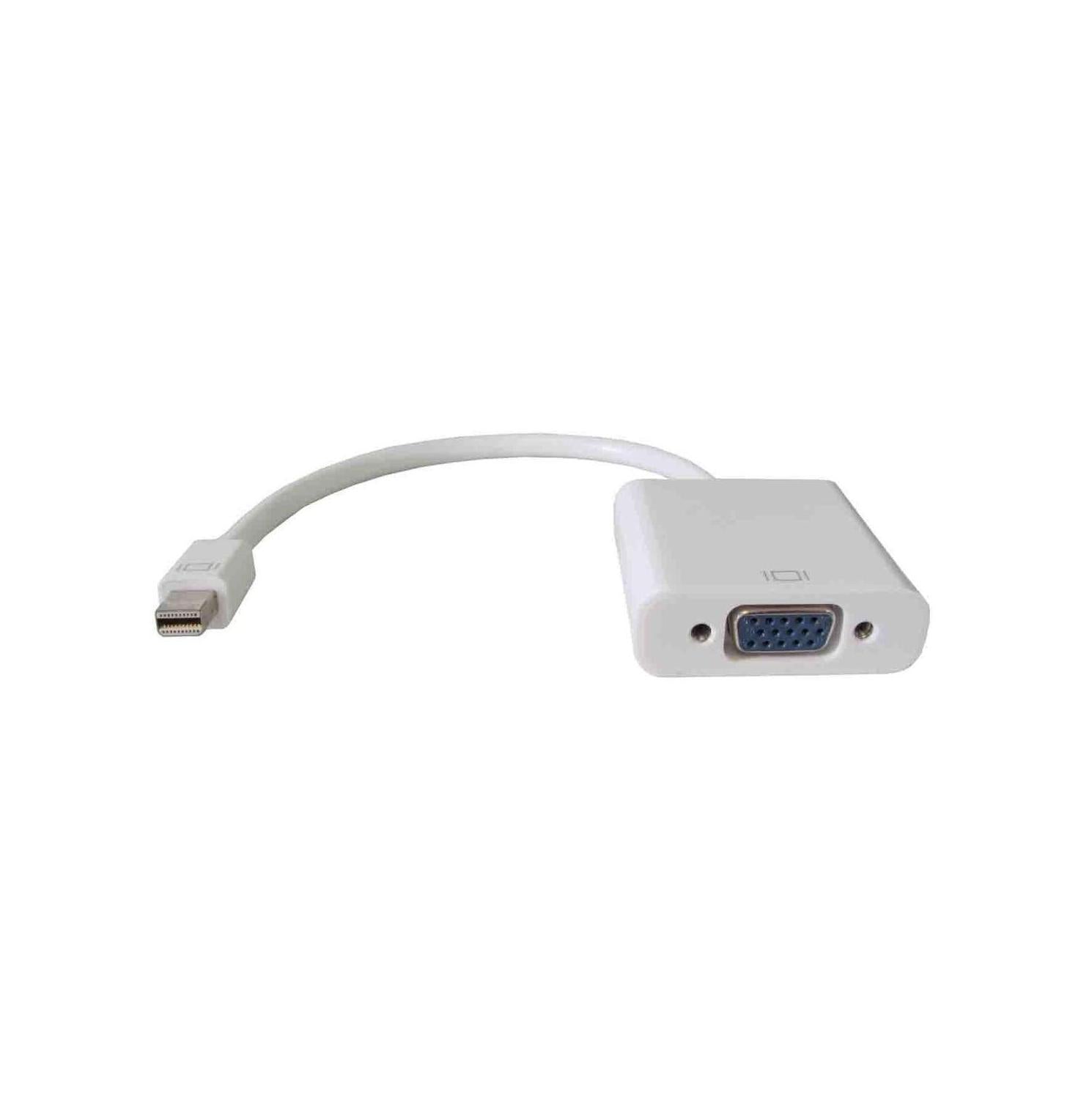 Astrotek Mini DP to VGA Adapter Cable 20cm Male to Female Gold Plated