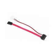 Astrotek Slim SATA Cable 30cm 6pin to 4pin 7pin Red