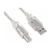 Astrotek USB 2.0 5m Type A to Type B Transparent Printer Cable