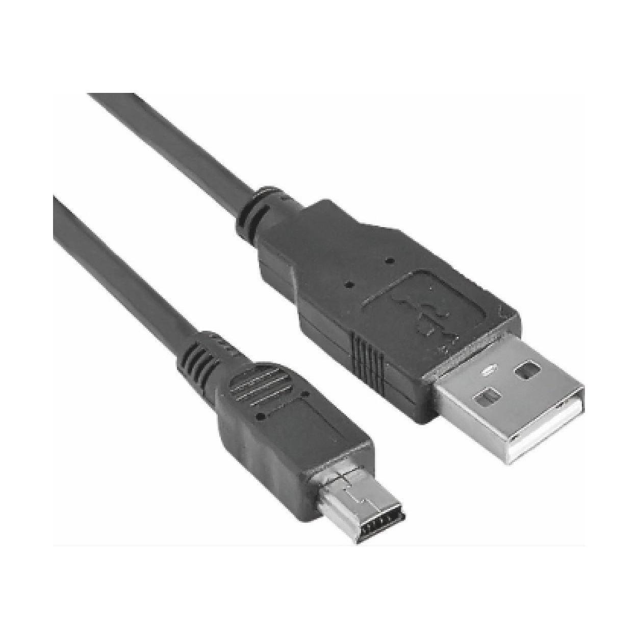 Astrotek USB 2.0 Cable 1m - Type A Male to Mini B 5 pins Male Black Colour RoHS