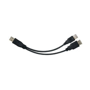 Astrotek USB 2.0 Y Splitter Cable 30cm Type A Male to Type A Male Female Black
