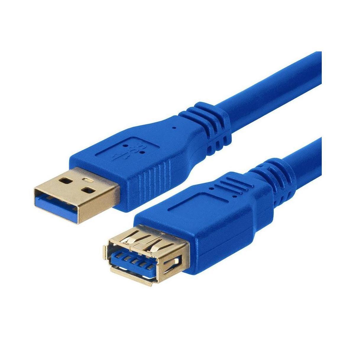 Astrotek USB 3.0 1m Type A Male to Female Blue Cable