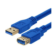 Astrotek USB 3.0 2m Type A Male to Female Blue Extension Cable