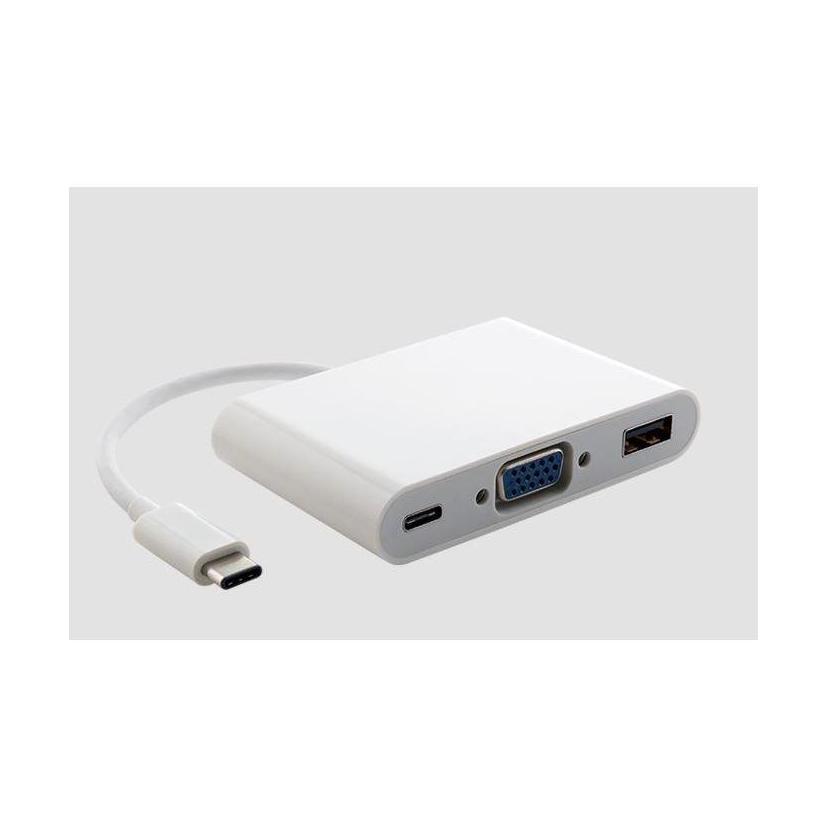 Astrotek USB-C to VGA + USB + Card Reader Adapter Male to Female