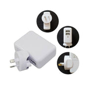 Astrotek USB Travel Wall Charger AU Power Adapter Plug 5V 2.1A 100V-240V 2 Po...