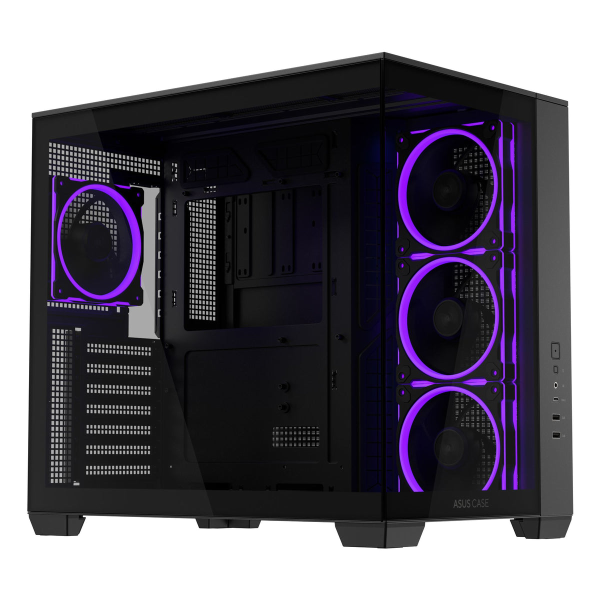 ASUS A32 PLUS ATX Case Black 360mm Radiator 420mm GPU Four ARGB Fans