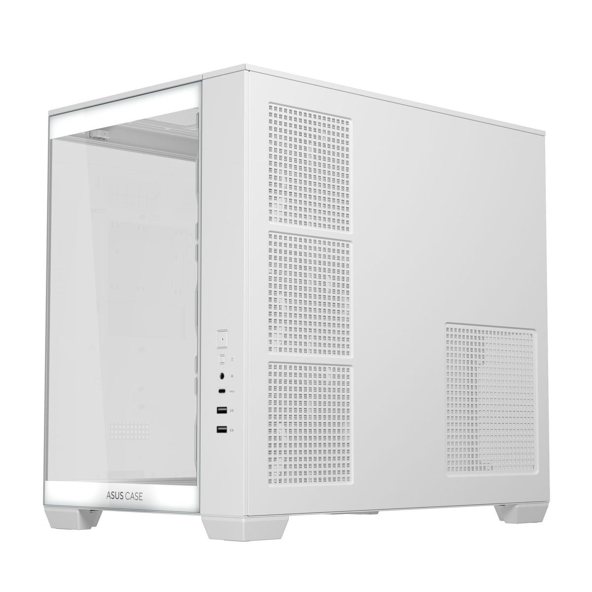 ASUS A32 PLUS White ATX Case 360mm Radiator 420mm GPU Four ARGB Fans