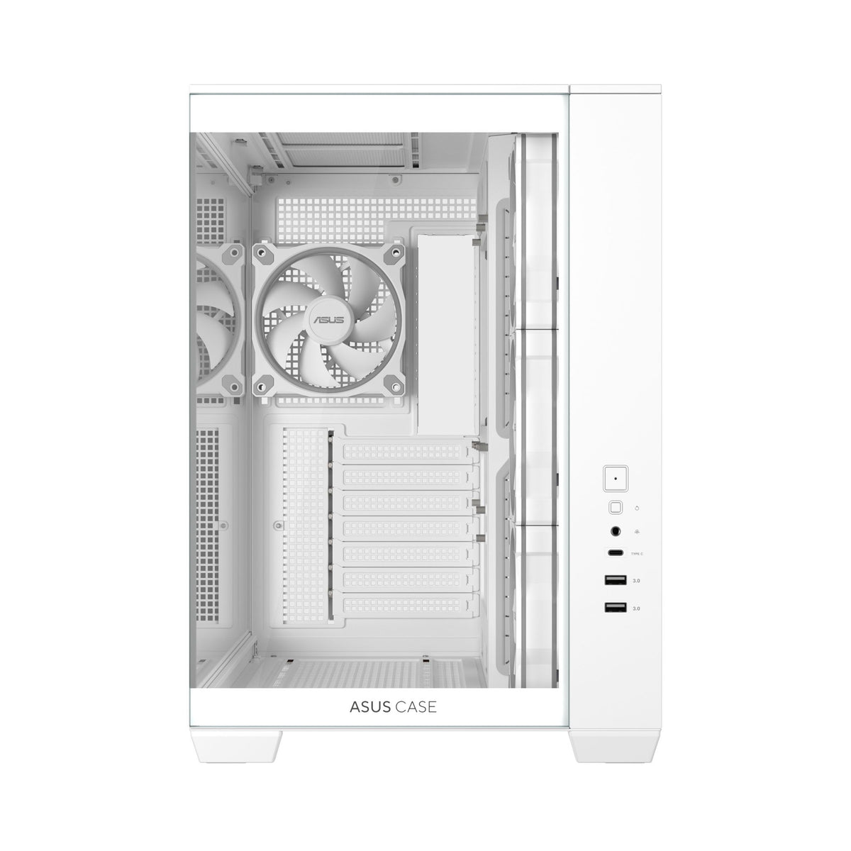 ASUS A32 PLUS White ATX Case 360mm Radiator 420mm GPU Four ARGB Fans