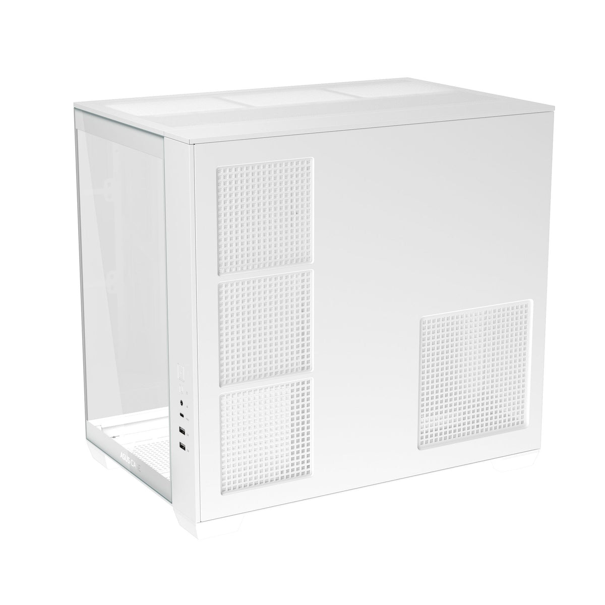 ASUS A32 White ATX Dual-Chamber Case 420mm GPU 360mm Radiator
