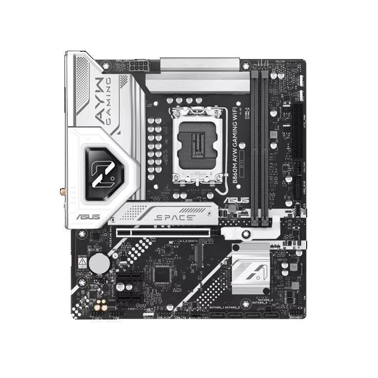 ASUS B860M AYW GAMING WIFI Micro-ATX Motherboard DDR5 128GB 2x Slots PCIe 4.0