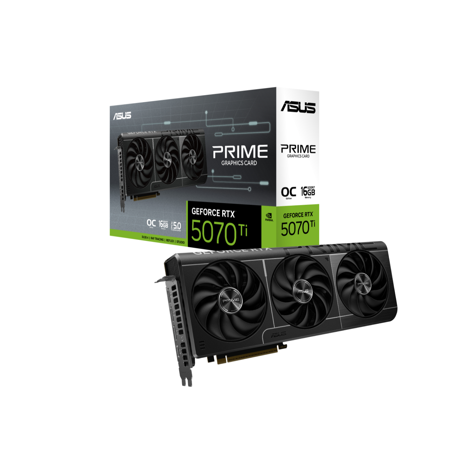 ASUS GeForce RTX 5070 Ti 16GB GDDR7 2527MHz Graphics Card