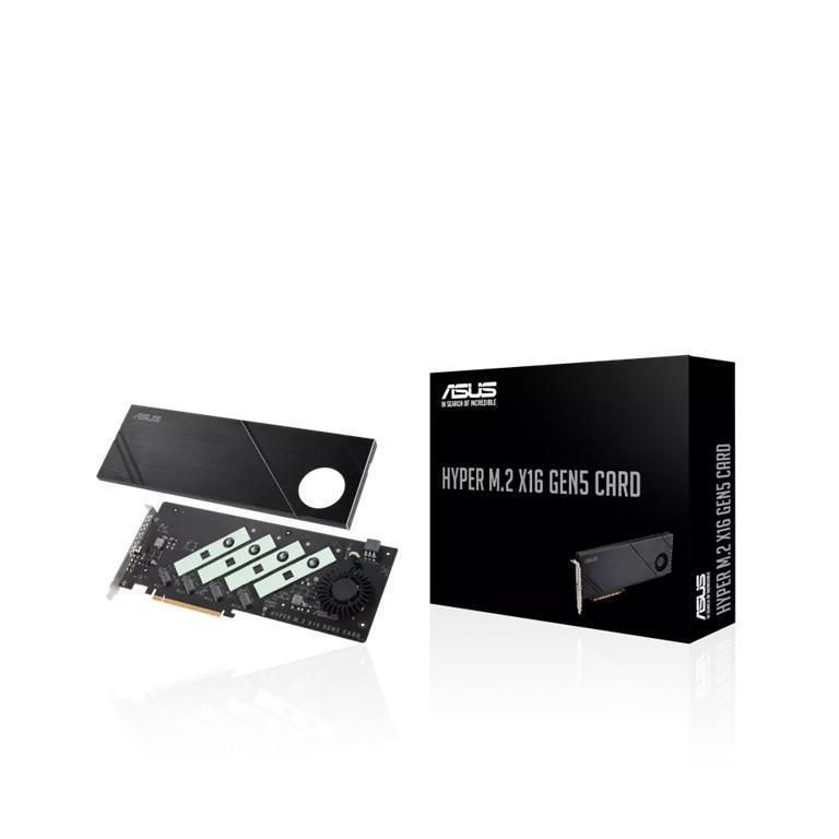 ASUS HYPER M.2 X16 GEN5 PCIe 5.0/4.0 RAID Card