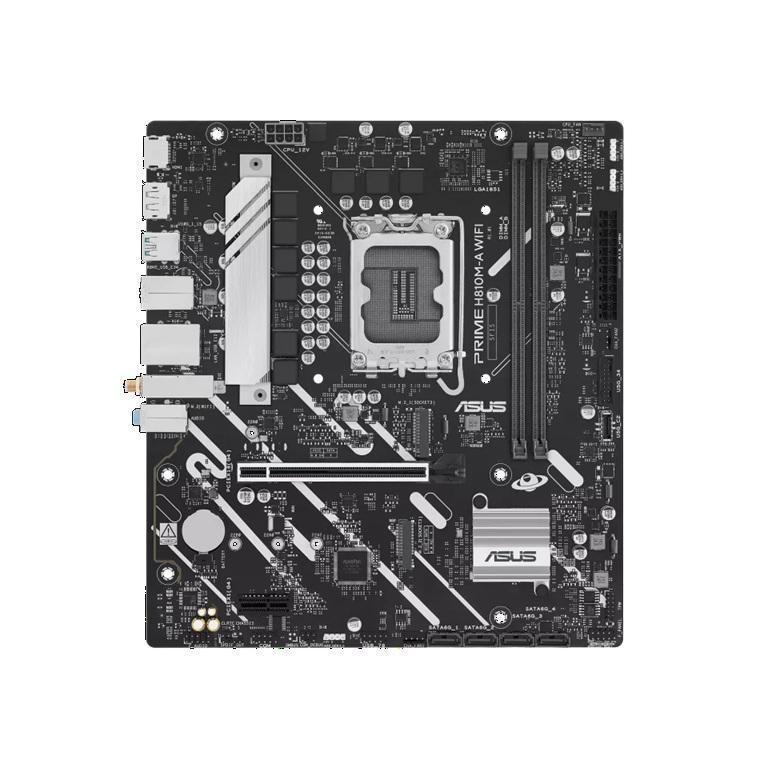 ASUS PRIME H810M-A WIFI-DDR5 128GB Micro ATX Motherboard 2x M.2 4x SATA WiFi 6 HDMI DP