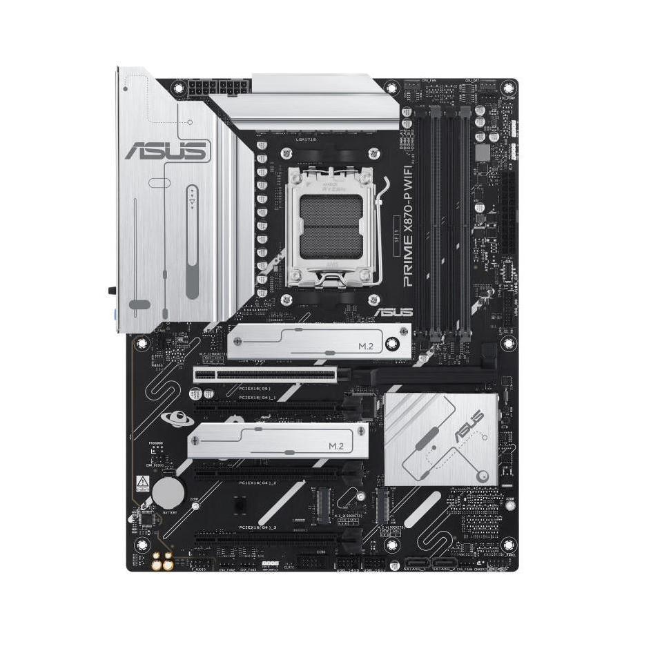 ASUS PRIME X870-P WIFI-CSM AM5 ATX Motherboard DDR5 192GB 1x PCIe 5.0 4x M.2 2x
