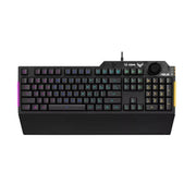 ASUS RA04 TUF GAMING K1 RGB Keyboard Volume Knob 19 Key Rollover Spill Resist...