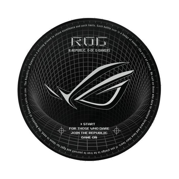 ASUS ROG Cosmic Mat II Black Floor Mat 87% Rubber 117cm Length