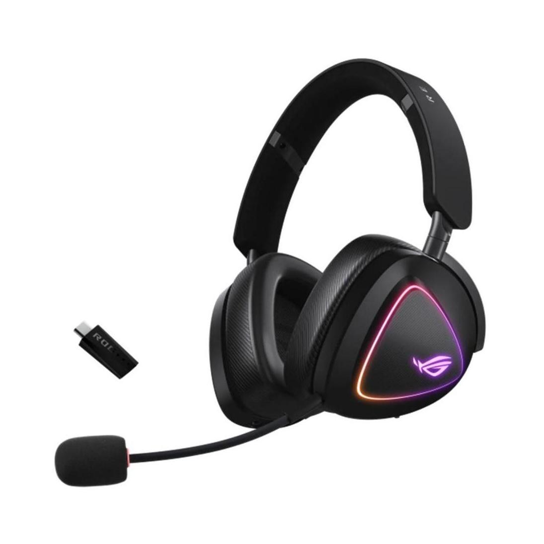 ASUS ROG Delta II Tri-mode Wireless Gaming Headset 50mm Titanium Drivers