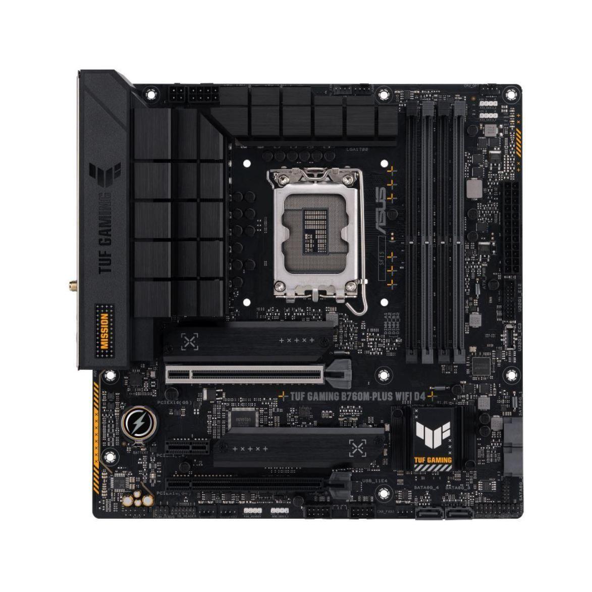 ASUS TUF GAMING B760M-PLUS WIFI II DDR5 192GB mATX Motherboard PCIe 5.0 3x M.2
