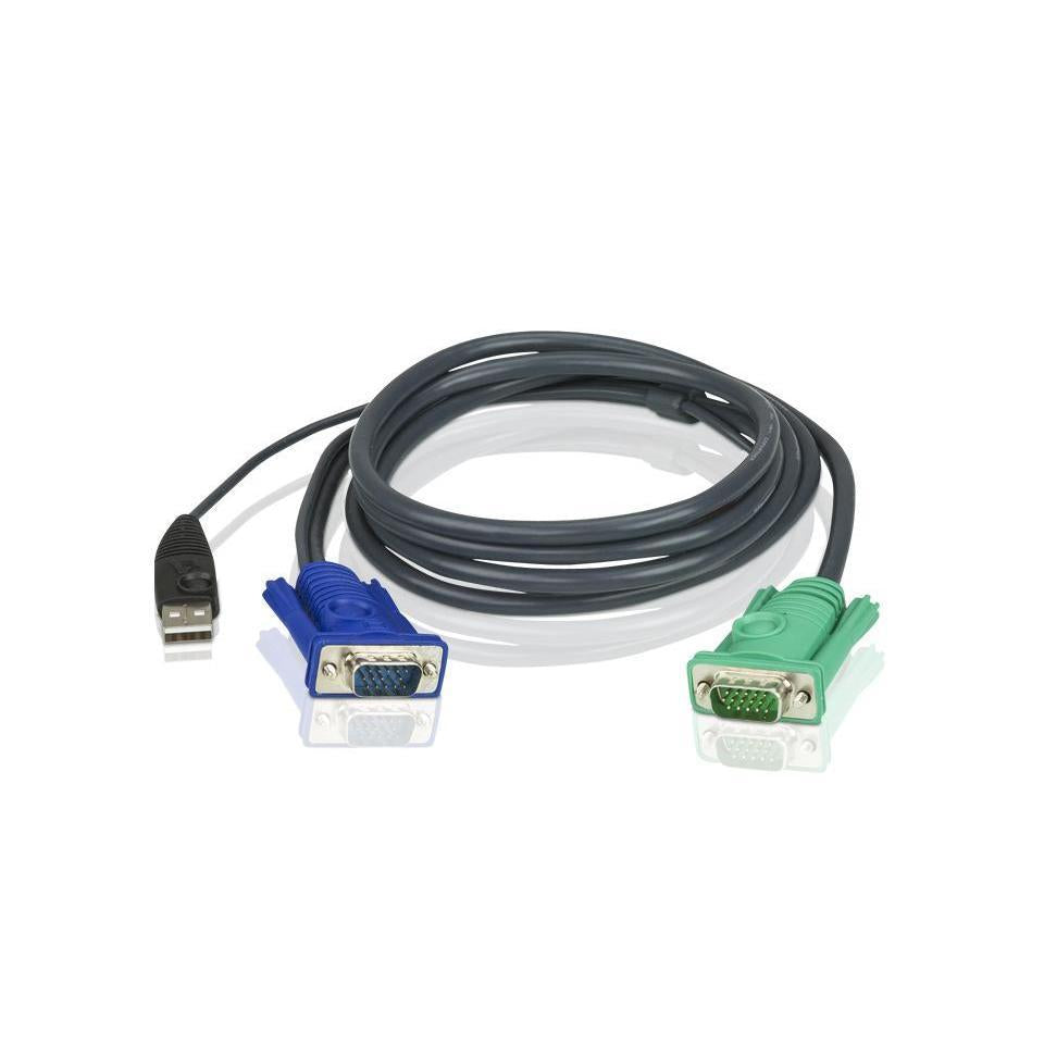 Aten 5m KVM Cable VGA USB to 3in1 SPHD