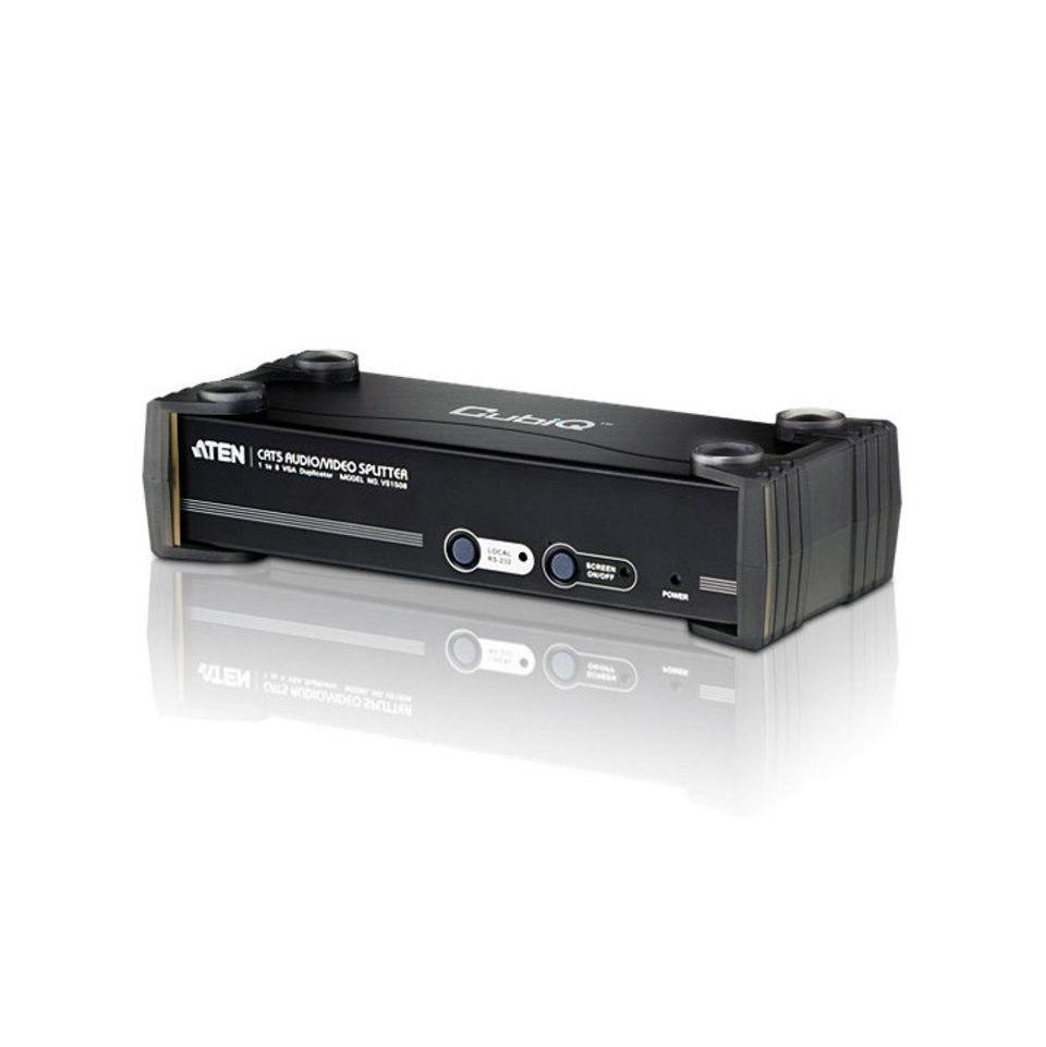 Aten 8 Port VGA Video Splitter over Cat5 with Audio and RS-232 1920x1200@60Hz