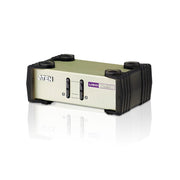 Aten Desktop KVM Switch 2 Port Single Display VGA Both USB PS/2 Options Custo...